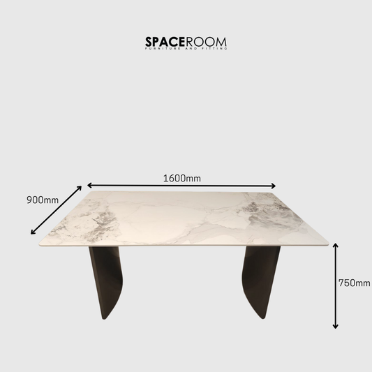 Granite Noir Dining Table