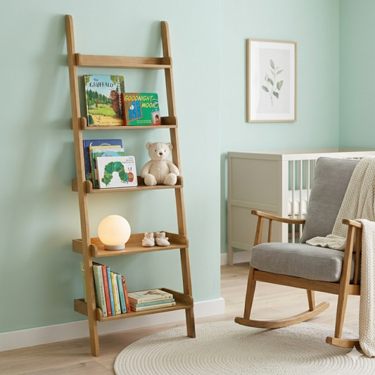 Ivona Leaning Bookcase