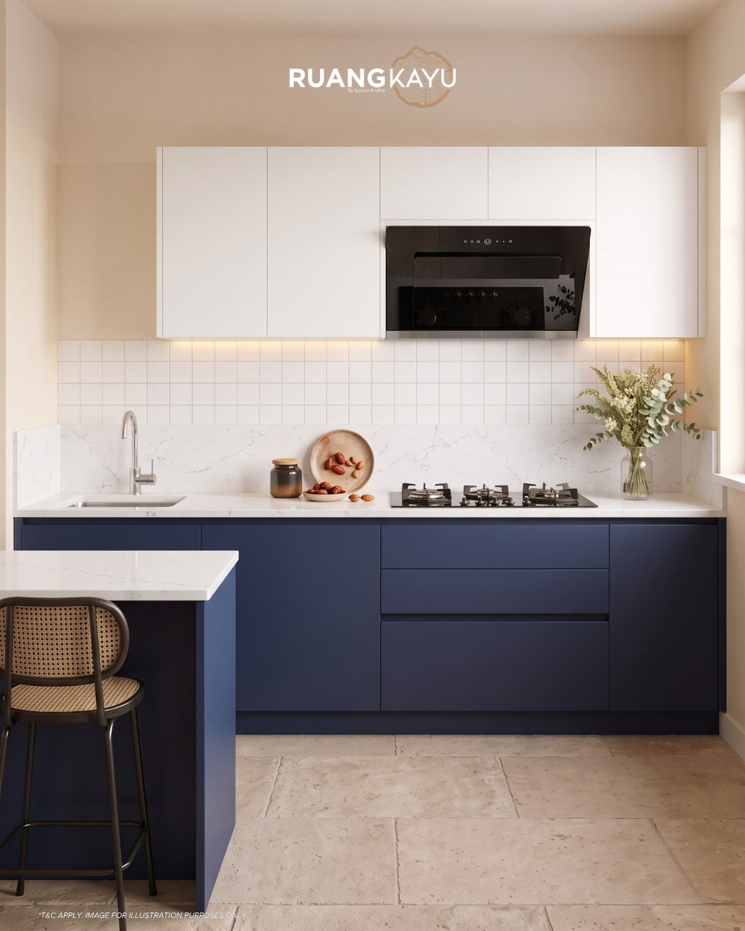Custom Kitchen Cabinet Package RM4,800