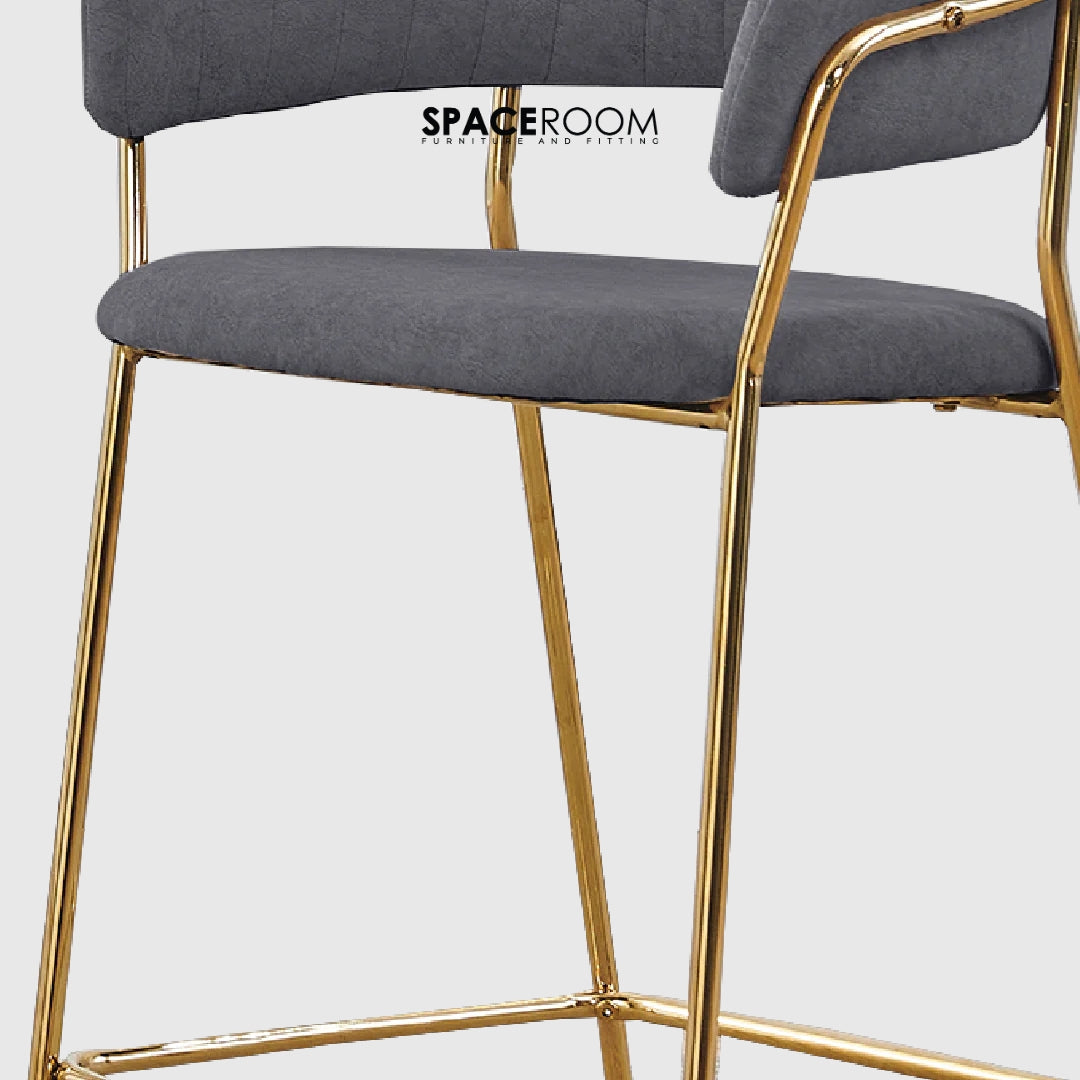 Velvet Barstool