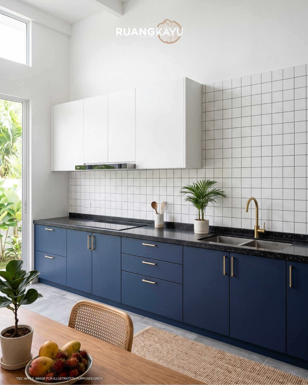 Custom Kitchen Cabinet Package RM4,800