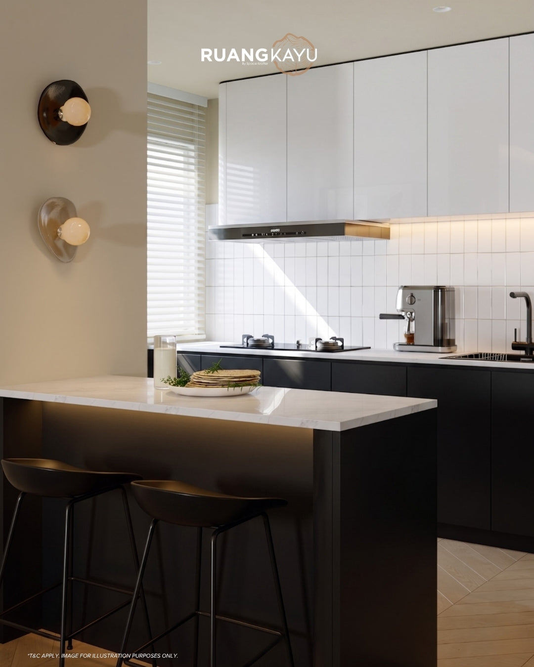 Custom Kitchen Cabinet Package RM4,800