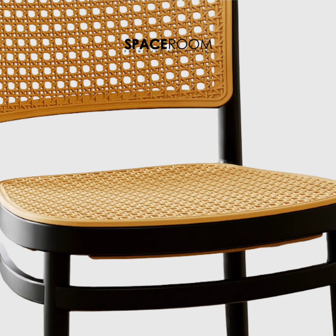 Rustic Rattan Chair