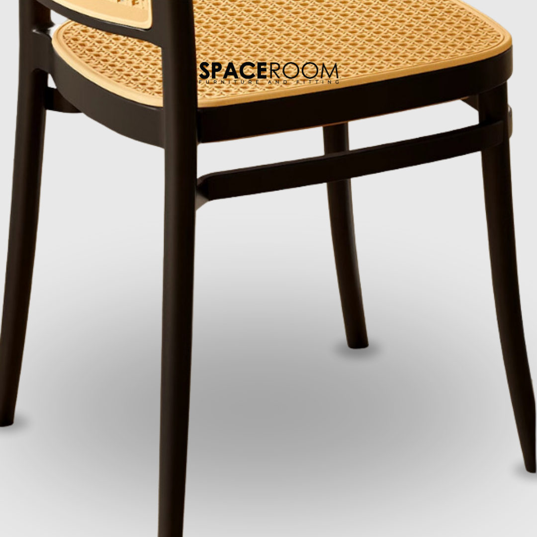 Rustic Rattan Chair