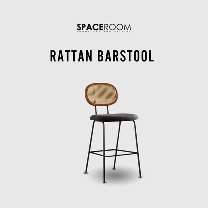 Rattan Barstool