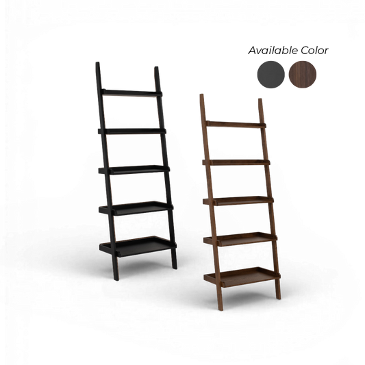 Elaria Leaning Bookcase