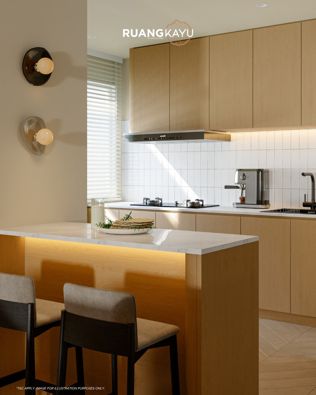 Custom Kitchen Cabinet Package RM4,800