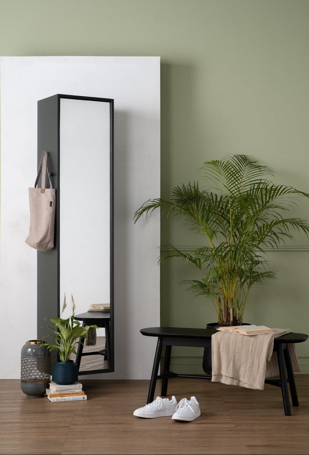 Celina Shoe Cabinet with Mirror