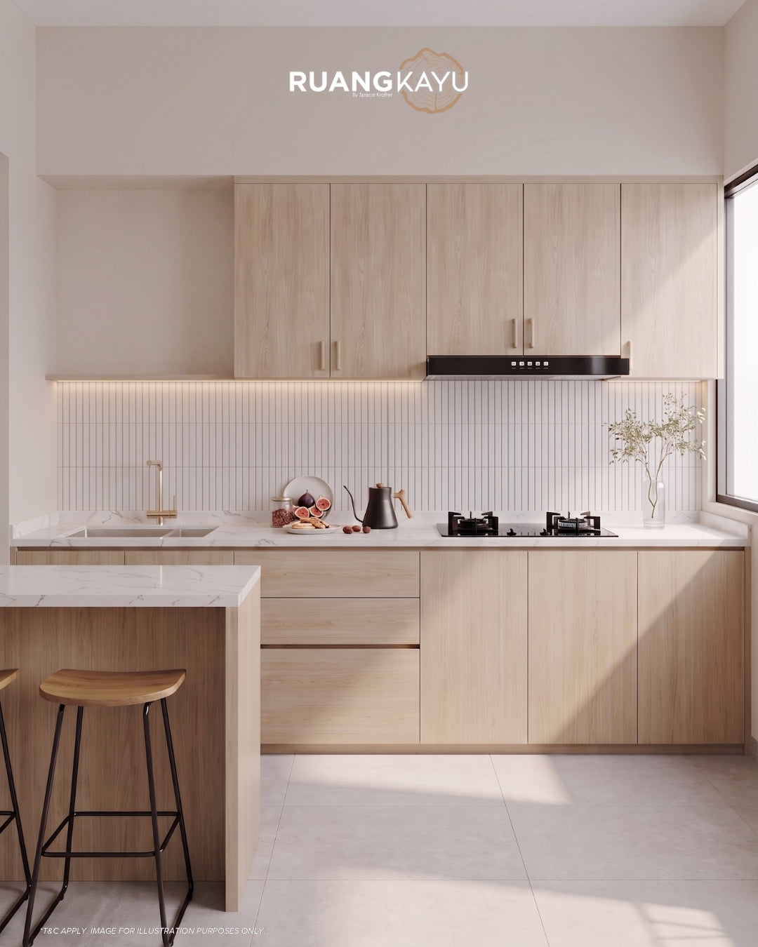 Custom Kitchen Cabinet Package RM4,800