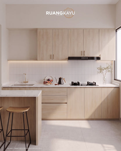 Custom Kitchen Cabinet Package RM4,800