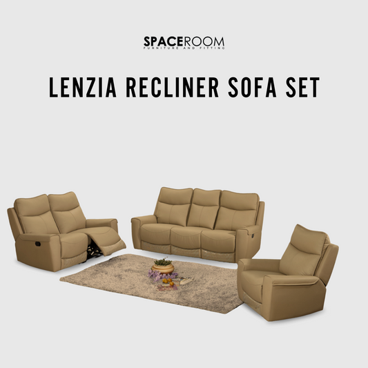 Lenzia Recliner Sofa Set