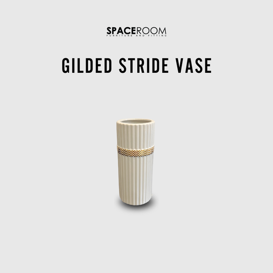 Gilded Stride Vase