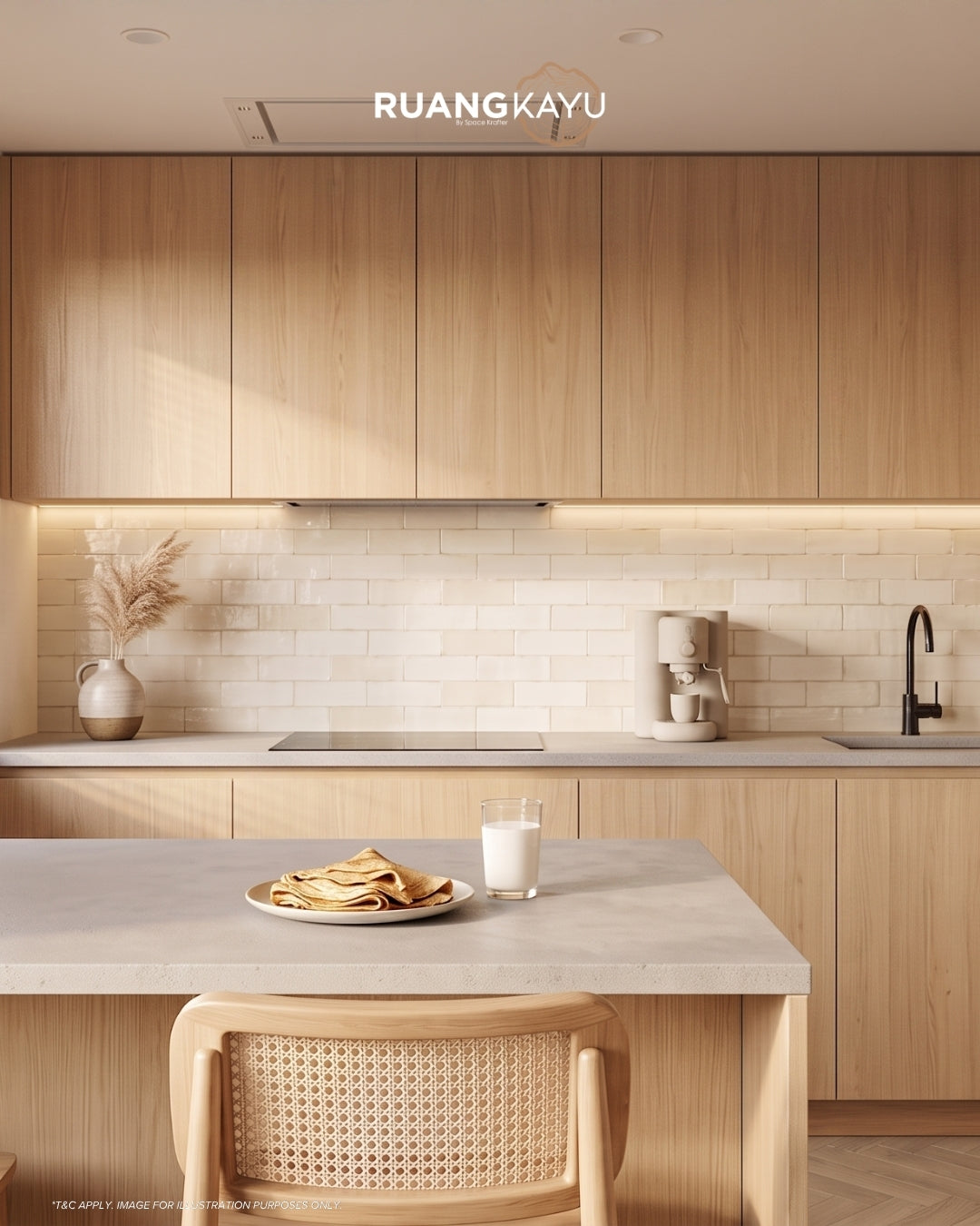Custom Kitchen Cabinet Package RM4,800