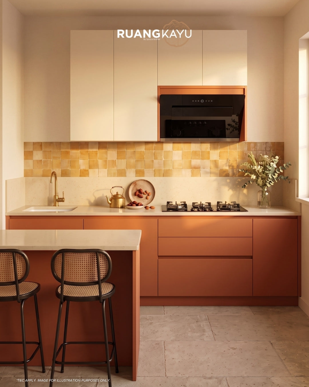 Custom Kitchen Cabinet Package RM4,800