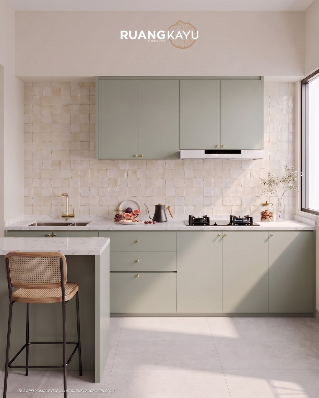 Custom Kitchen Cabinet Package RM4,800