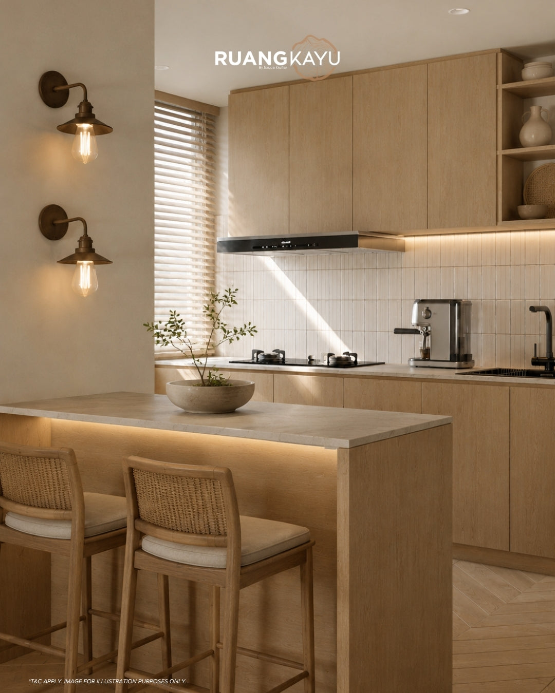 Custom Kitchen Cabinet Package RM4,800
