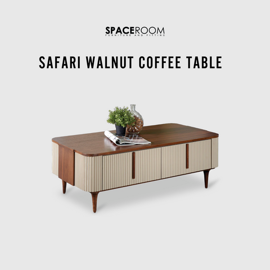 Safari Walnut Coffee Table