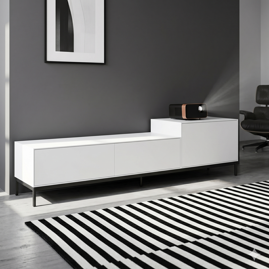 Ivory TV Console